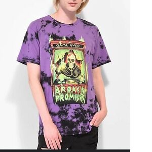 Broken Promises Sz M Shirt You Can't Control Me Skeleton Tie Dye Graphic Grunge